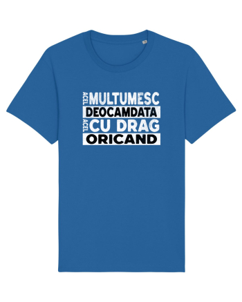 Mulțumesc Cu Drag Oricând  Royal Blue