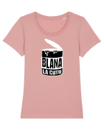 Blana la cutie Tricou mânecă scurtă guler larg fitted Damă Expresser