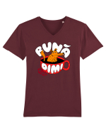 De cafea- buna dimi lupușor  Tricou mânecă scurtă guler V Bărbat Presenter