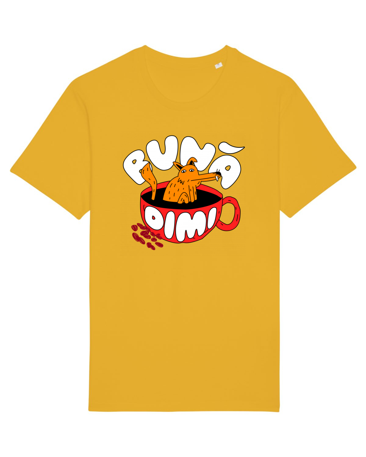Tricou mânecă scurtă Unisex Rocker Spectra Yellow