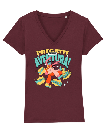 Pregătit pentru aventura - Râzi, iubește, dansează, traieste Burgundy