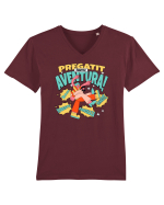 Pregătit pentru aventura - Râzi, iubește, dansează, traieste Tricou mânecă scurtă guler V Bărbat Presenter