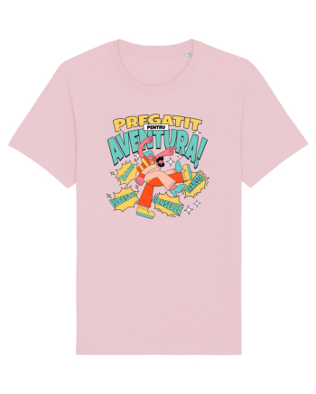 Pregătit pentru aventura - Râzi, iubește, dansează, traieste Cotton Pink