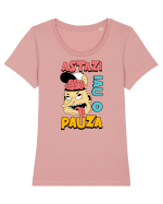 Burnout - Astăzi iau o pauza Tricou mânecă scurtă guler larg fitted Damă Expresser