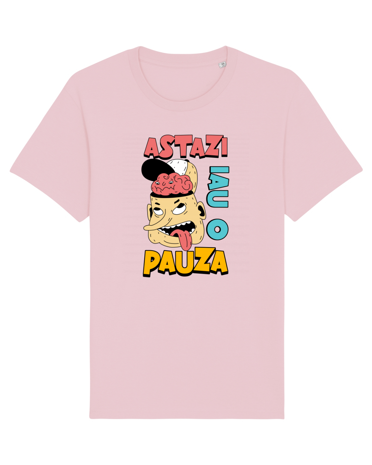 Tricou mânecă scurtă Unisex Rocker Cotton Pink