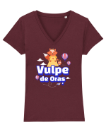 Vulpe de oras Tricou mânecă scurtă guler V Damă Evoker