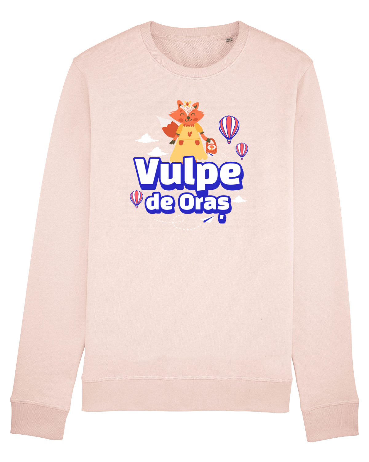 Bluză mânecă lungă Unisex Rise Candy Pink