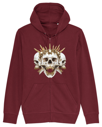 Triple skull Burgundy