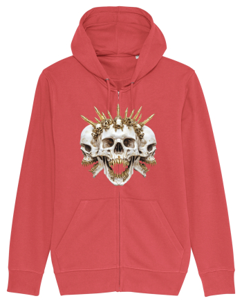 Triple skull Carmine Red