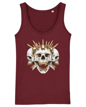 Triple skull Burgundy