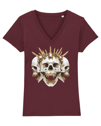 Triple skull Burgundy