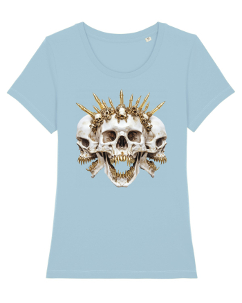 Triple skull Sky Blue