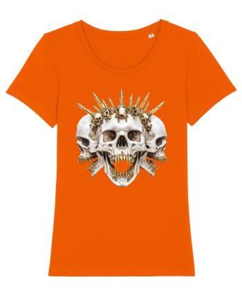 Triple skull Bright Orange