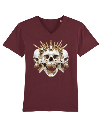Triple skull Burgundy