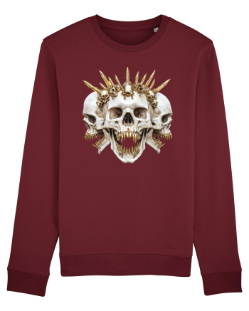 Triple skull Burgundy