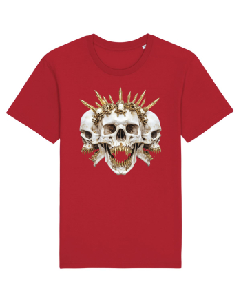 Triple skull Red