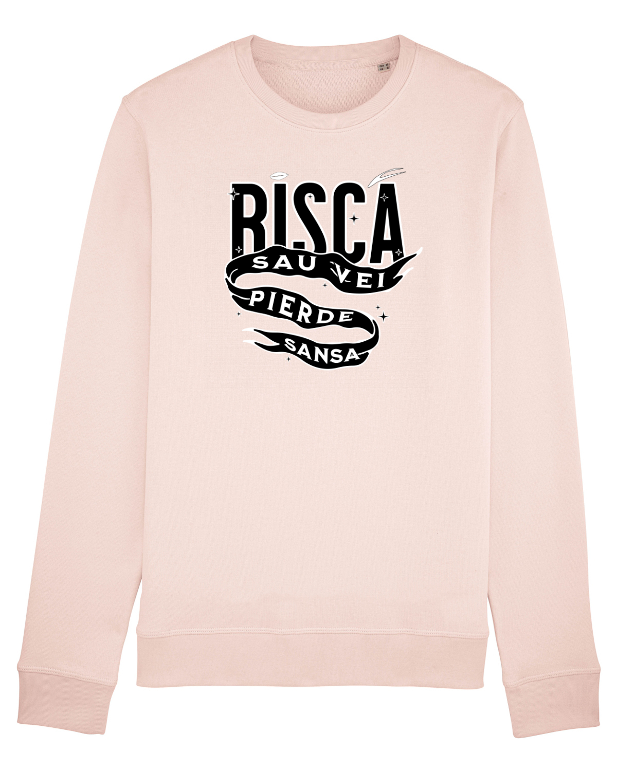 Bluză mânecă lungă Unisex Rise Candy Pink