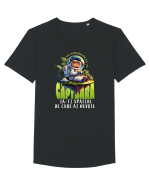 Capybara - relaxare, ia-ți spațiul de care ai nevoie  Tricou mânecă scurtă guler larg Bărbat Skater