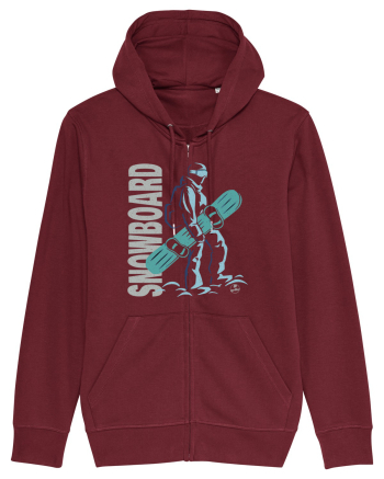 Snowboarder Burgundy