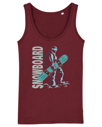 Snowboarder Burgundy