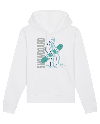 Snowboarder White