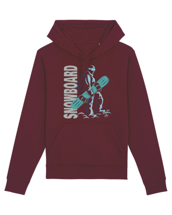 Snowboarder Burgundy