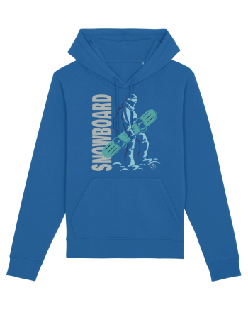 Snowboarder Royal Blue