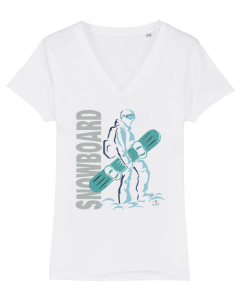 Snowboarder White