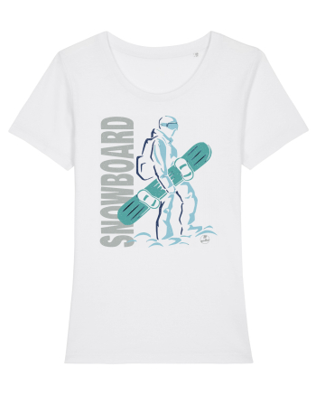 Snowboarder White