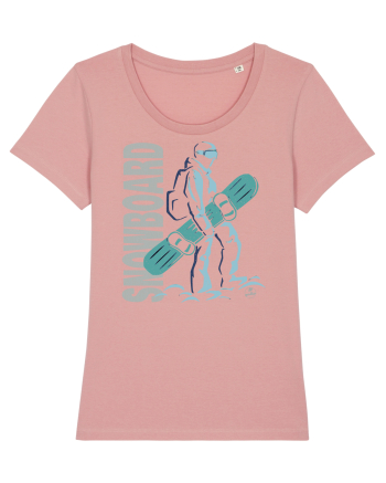 Snowboarder Canyon Pink