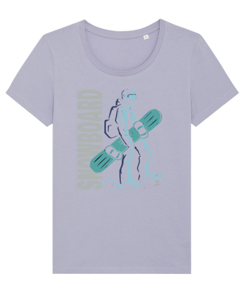 Snowboarder Lavender