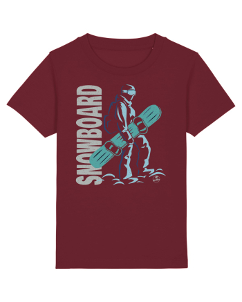Snowboarder Burgundy