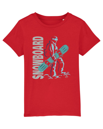Snowboarder Red