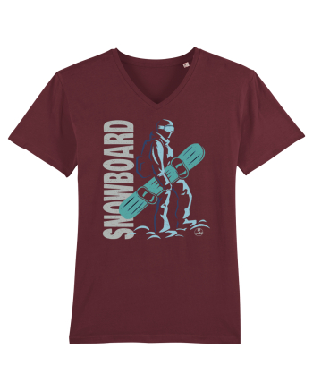 Snowboarder Burgundy
