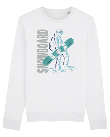 Snowboarder White
