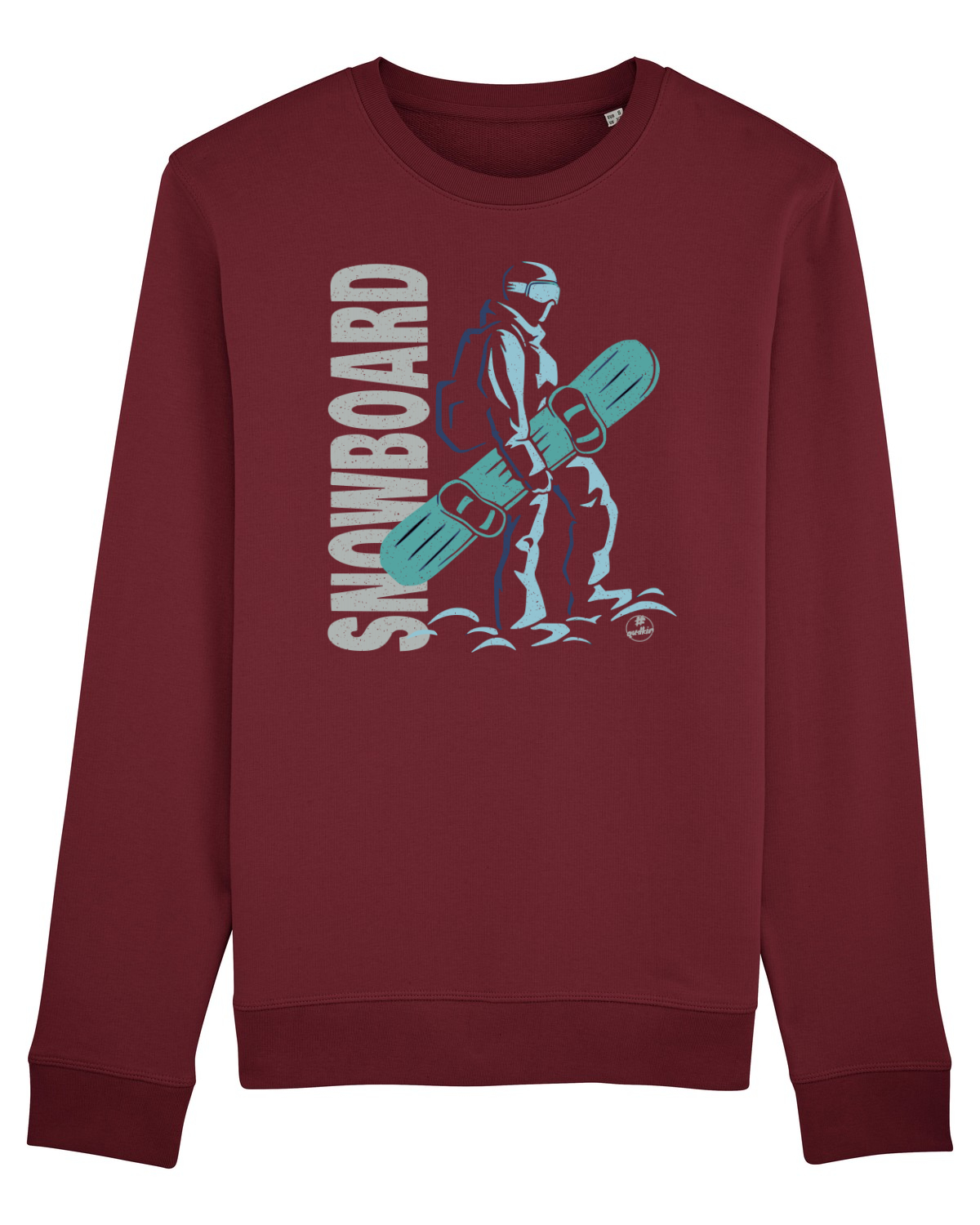 Bluză mânecă lungă Unisex Rise Burgundy