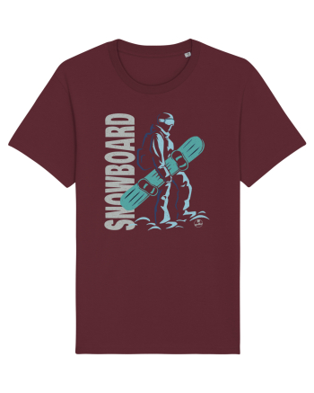 Snowboarder Burgundy