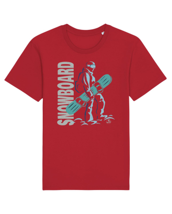 Snowboarder Red