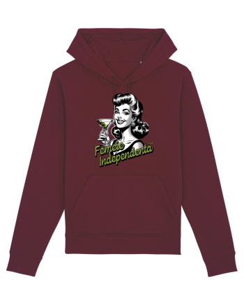 Femeie independenta  Burgundy