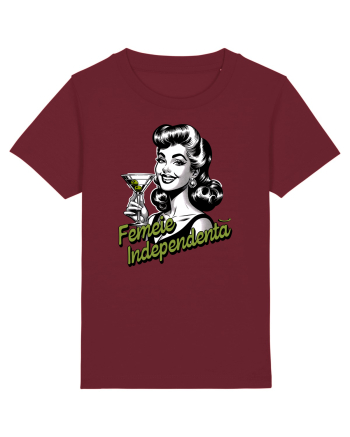 Femeie independenta  Burgundy