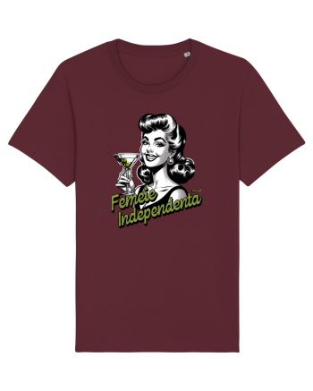 Femeie independenta  Burgundy