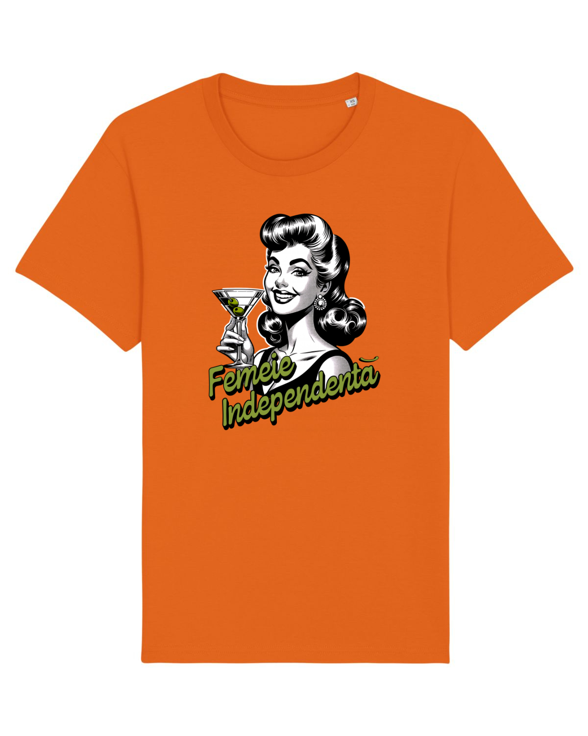 Tricou mânecă scurtă Unisex Rocker Bright Orange
