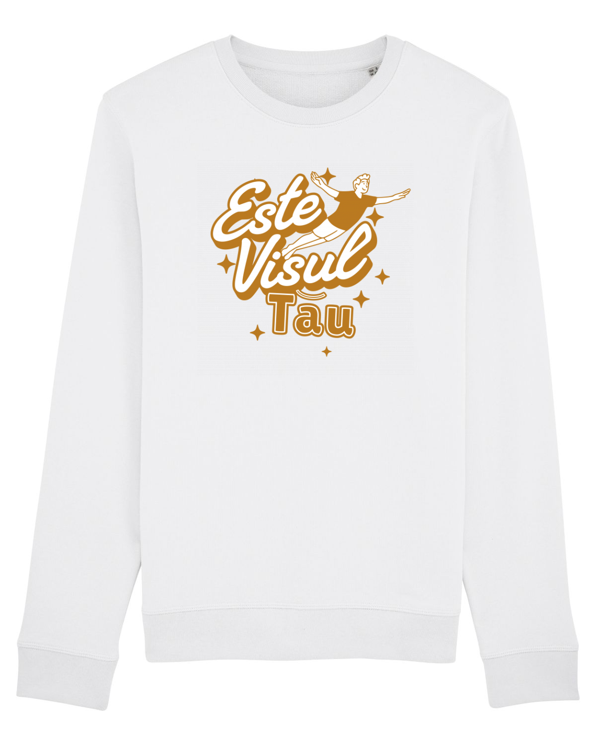 Bluză mânecă lungă Unisex Rise White
