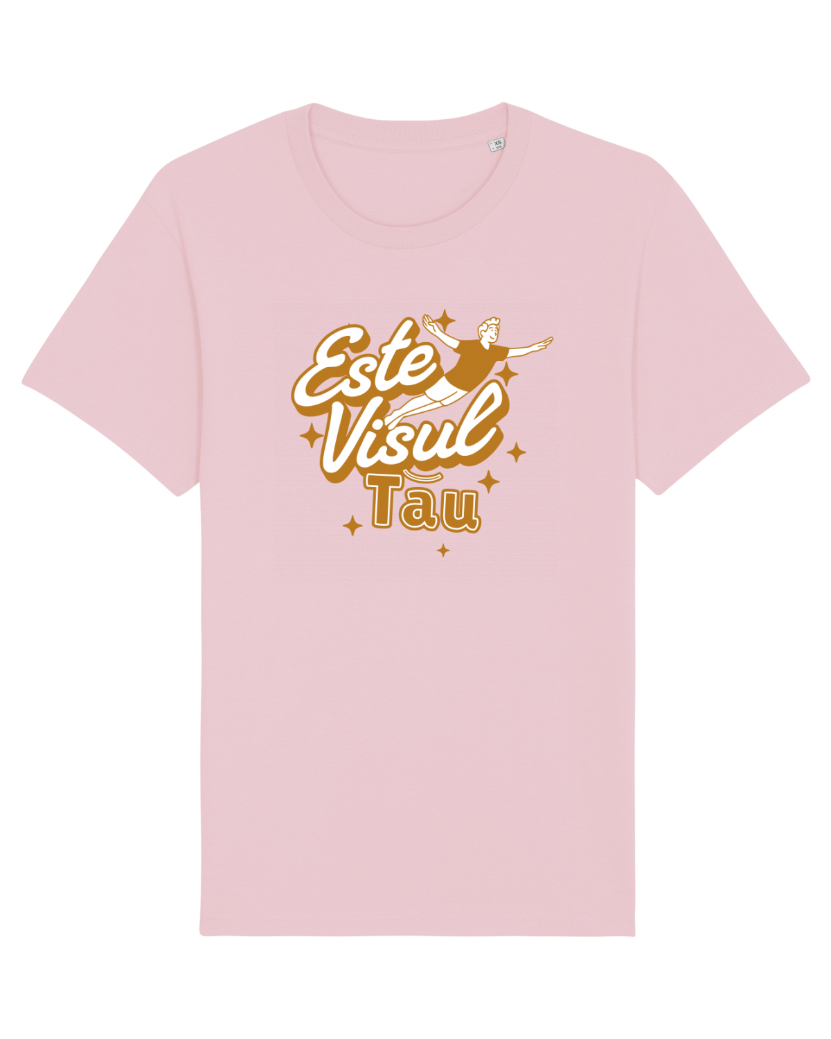 Tricou mânecă scurtă Unisex Rocker Cotton Pink