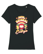 Totul natural - pentru vegetarieni, yoga, bio Tricou mânecă scurtă guler larg fitted Damă Expresser
