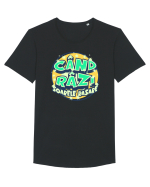 Iubire- Când râzi Soarele rasare Tricou mânecă scurtă guler larg Bărbat Skater
