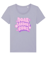 Doar gânduri bune Tricou mânecă scurtă guler larg fitted Damă Expresser