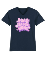 Doar gânduri bune Tricou mânecă scurtă guler V Bărbat Presenter