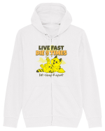 Cu pisici- funny cat, live fast, die 9 times Hanorac cu fermoar Unisex Connector
