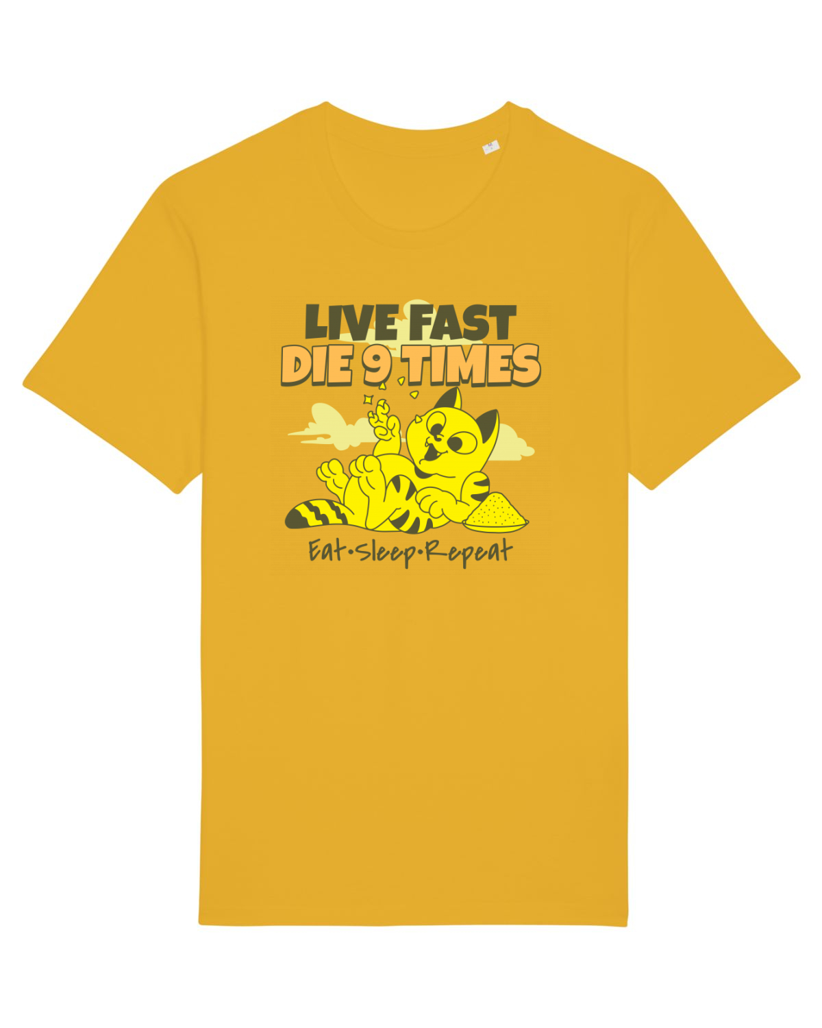 Tricou mânecă scurtă Unisex Rocker Spectra Yellow
